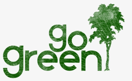 Go Green Logo - Tree, HD Png Download, Transparent PNG