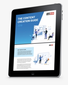 Content Creation Guide Tablet Thumb The Content Creation - Tablet Computer, HD Png Download, Transparent PNG