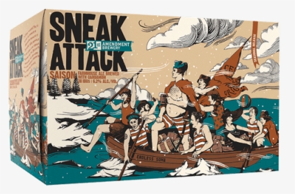 21st Amendment Sneak Attack Saison - Sneak Attack Saison - 21st Amendment Brewery, HD Png Download, Transparent PNG