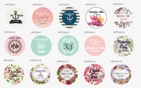 Please Choose The Monogram Style You Want From The - Circle, HD Png Download, Transparent PNG
