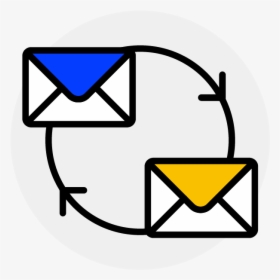 Gmail Icon Black And White Png, Transparent Png, Transparent PNG