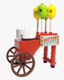 Brick Loot Exclusive Build Cotton Candy Cart Lego Bricks - Lego Cotton Candy, HD Png Download, Transparent PNG