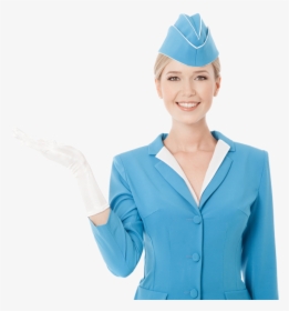 Stewardess Png - Flight Attendant Transparent Background, Png Download, Transparent PNG