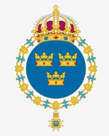 Coat Of Arms King Of Sweden, HD Png Download, Transparent PNG