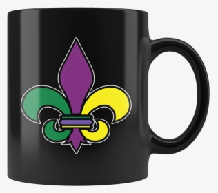 Funny Mardi Gras Crown Mug Cup Coffee - Mug, HD Png Download, Transparent PNG