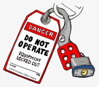 Lockout Tagout Png - Lock Out And Tag Out, Transparent Png, Transparent PNG