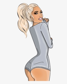Girl Booty Cartoon, HD Png Download, Transparent PNG