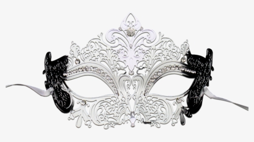 Silver Series Women S Laser Cut Metal Venetian Masquerade - Masquerade Silver Mask Png, Transparent Png, Transparent PNG