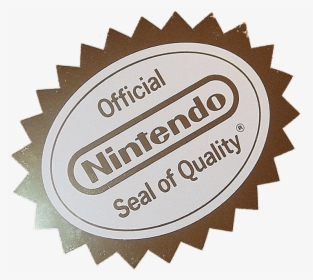 Transparent Nintendo Png - Official Nintendo Seal Of Quality Logo, Png Download, Transparent PNG