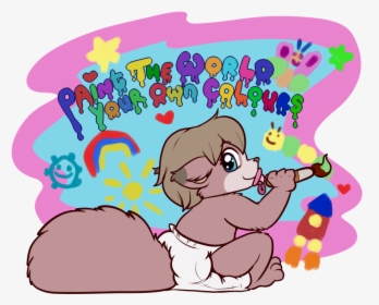 Happy Thoughts - Cartoon, HD Png Download, Transparent PNG