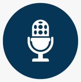Transparent Microphone Icon Png - Circle, Png Download, Transparent PNG