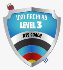 Level 3 Nts Coach Certification Icon - Usa Archery Level 3 Logo, HD Png Download, Transparent PNG