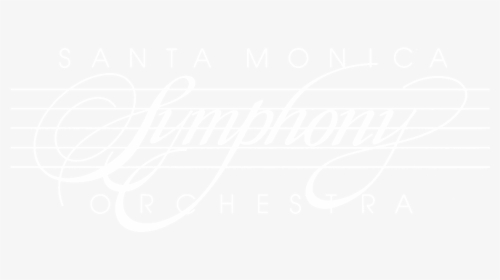 Santa Monica Symphony - Calligraphy, HD Png Download, Transparent PNG