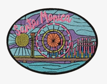 Santa Monica Sticker Patch, HD Png Download, Transparent PNG