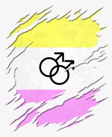 Non Binary Flag Art, HD Png Download, Transparent PNG