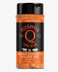 Killer Bee Chipotle Honey Rub Front View Kosmo S Q - Killer Bee Honey Rub, HD Png Download, Transparent PNG