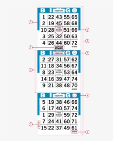 Bingo Set Cards 1 75, HD Png Download, Transparent PNG