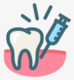 Gum Disease Treatment - Dental Anaesthesia Icon, HD Png Download, Transparent PNG