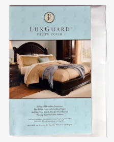 Sleep-safe Zipcovers Luxguard - Bedroom Paint Color With Brown Furniture, HD Png Download, Transparent PNG