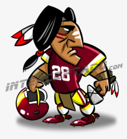 Baseball Mascot Vector Transparent - Washington Redskins Mascot Art, HD Png Download, Transparent PNG