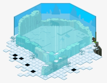 Hh Room Branded Iceage - Habbo Snow Room, HD Png Download, Transparent PNG