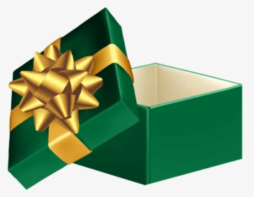 Download Green Open Gift Box Clipart Png Photo - Green Gift Box Png, Transparent Png, Transparent PNG