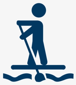 Standup Paddleboarding Paddling Surfboard Clip Art - Paddleboarding, HD Png Download, Transparent PNG