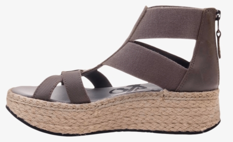 Womens Cannonball Wedge Sandal In Zinc Inside View - Slide Sandal, HD Png Download, Transparent PNG