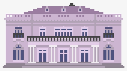 Pixelated New Orleans House - Architecture, HD Png Download, Transparent PNG