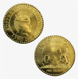 Joffrey Baratheon Golden Dragon - Gold Dragon Coin Westeros, HD Png Download, Transparent PNG