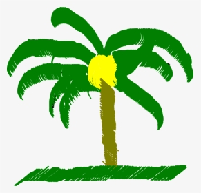 Clip Art Palm Trees Vector Graphics Openclipart Image - Tpalma Png, Transparent Png, Transparent PNG