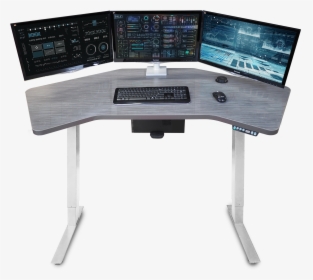 Maxidesk 3 Standing Desk   Title Maxidesk 3 Standing - Computer Monitor, HD Png Download, Transparent PNG