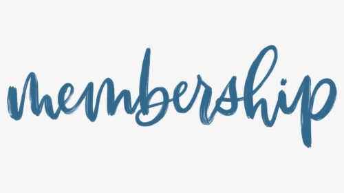 Membership - Calligraphy, HD Png Download, Transparent PNG
