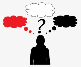 Hd Woman Wondering - Speech Bubble, HD Png Download, Transparent PNG