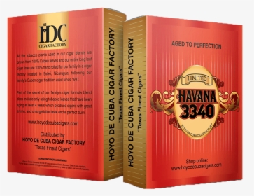 Havana 3340 Robusto Extra Cigars - Book Cover, HD Png Download, Transparent PNG