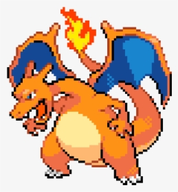 Charizard Black And White Sprite, HD Png Download, Transparent PNG