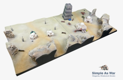Tatooine Board Star Wars Legion 3 - Star Wars Legion Tatooine Table, HD Png Download, Transparent PNG