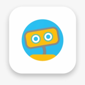 The Woebot App Logo, Which Features A Yellow Robot - Graphic Design, HD Png Download, Transparent PNG