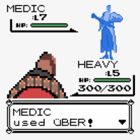 Medic 17 し5 Medic Team Fortress 2 Jules Winnfield Text - Pokemon, HD Png Download, Transparent PNG