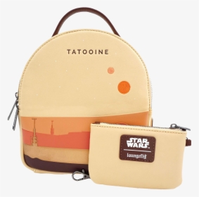 Tatooine Limited Edition 8” Faux Leather Mini Backpack - Loungefly Star Wars Mini Backpack, HD Png Download, Transparent PNG