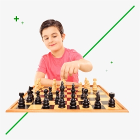 Boy Playing Chess, HD Png Download, Transparent PNG