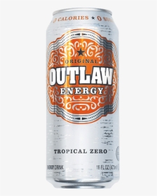 Outlaw Energy Tropical Zero - Caffeinated Drink, HD Png Download, Transparent PNG