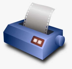 Dotmatrix Printer 98437 960 - Dot Matrix Printer Clipart, HD Png Download, Transparent PNG
