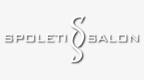 Spoleti Salon Logo White W Shadow - Calligraphy, HD Png Download, Transparent PNG