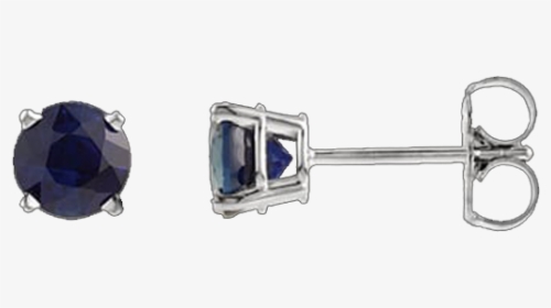 Sapphire Stud Earrings - Earrings, HD Png Download, Transparent PNG