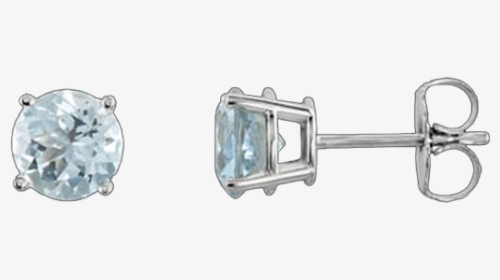 Aquamarine Stud Earrings - Earrings, HD Png Download, Transparent PNG