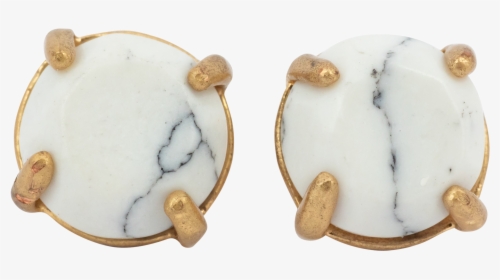 *howlite Studs - Earrings, HD Png Download, Transparent PNG