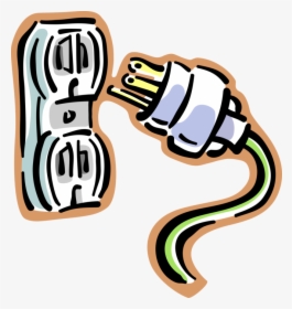 Vector Illustration Of North American 110 Volts Electrical - Clip Art, HD Png Download, Transparent PNG