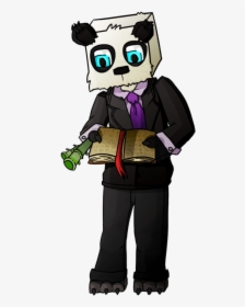 Minecraft Panda By Disclaimers - Minecraft Panda Art, HD Png Download, Transparent PNG