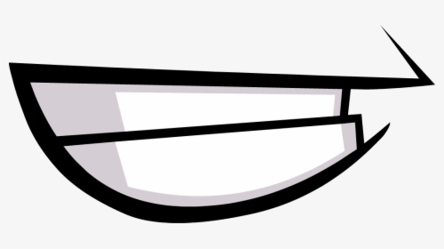 Super Happy Mouth Closed - Cartoon Happy Mouth Png, Transparent Png, Transparent PNG